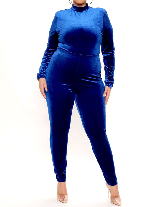 Blue Velvet Pant Set 💙📸