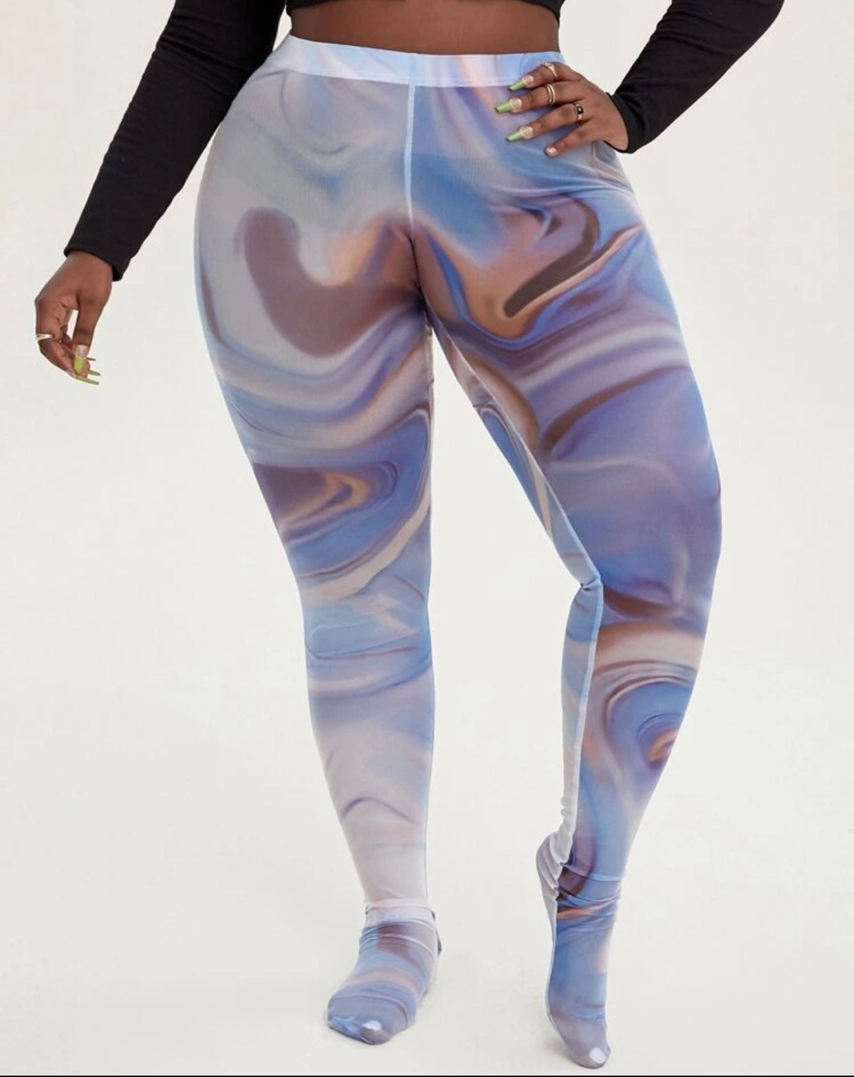 Swirl Footed Leggings