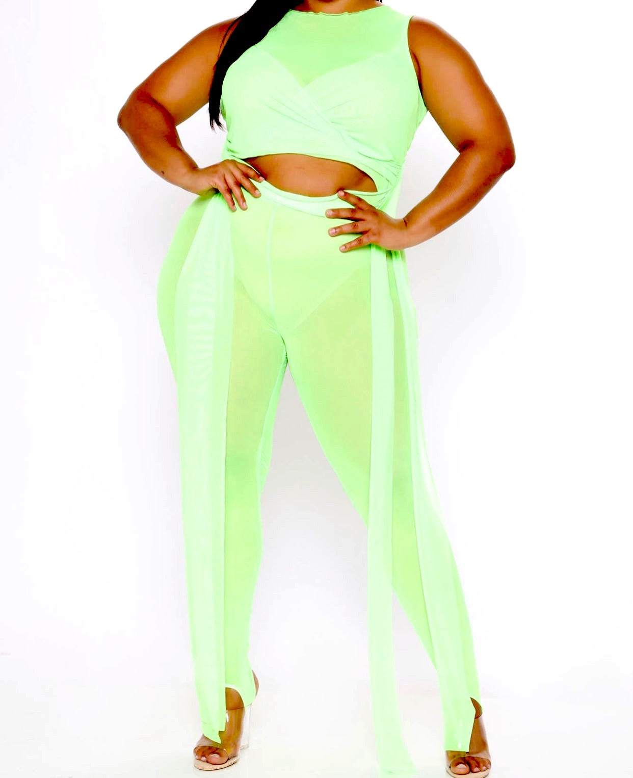 Lime Green Legging Set