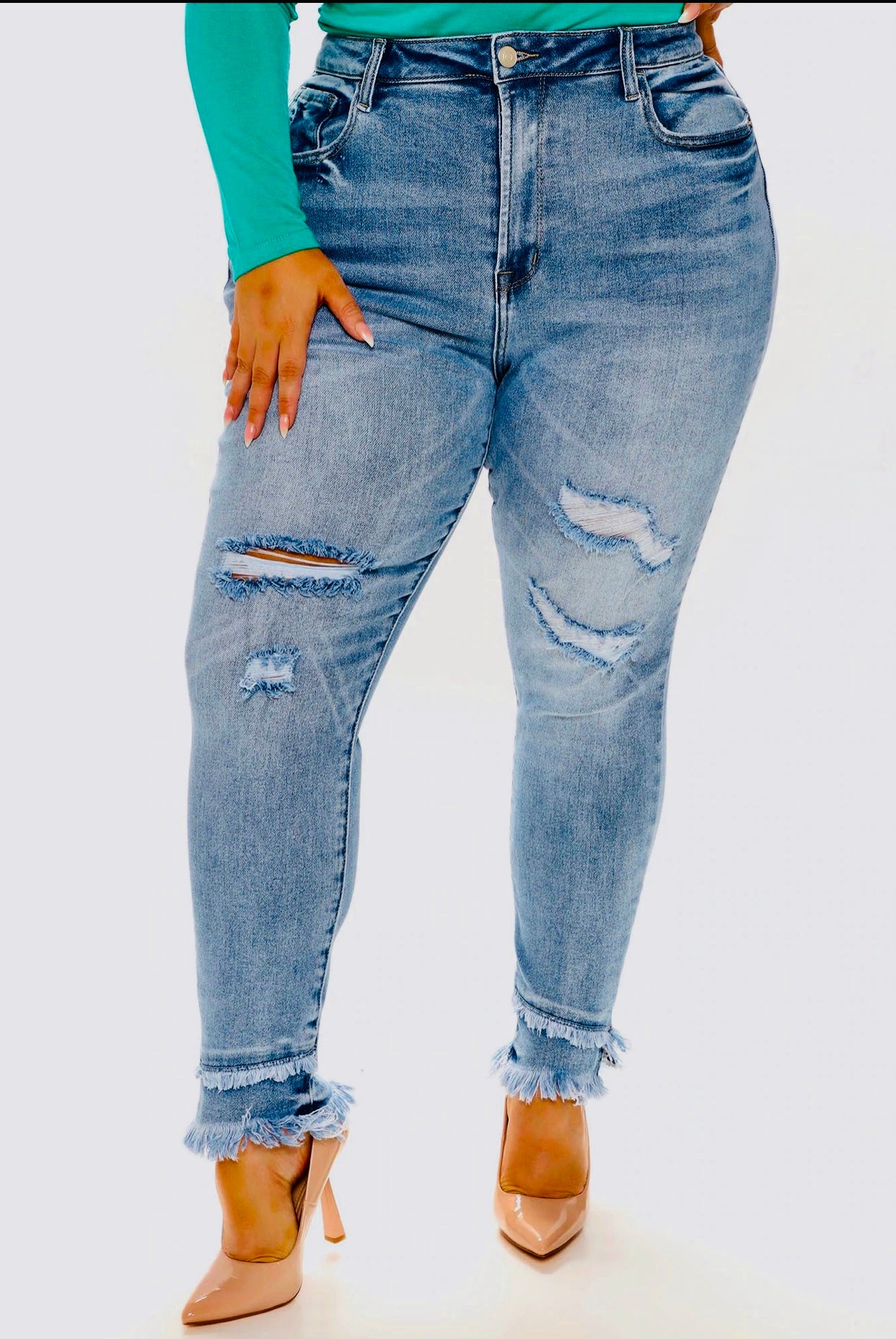 Medium Blue Cute Skinny jeans